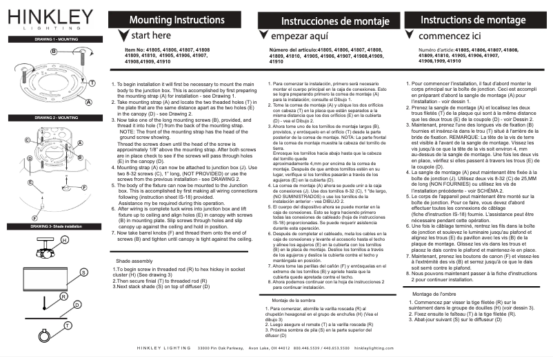 Imagen de la primera página del manual del dispositivo Link 41906BN