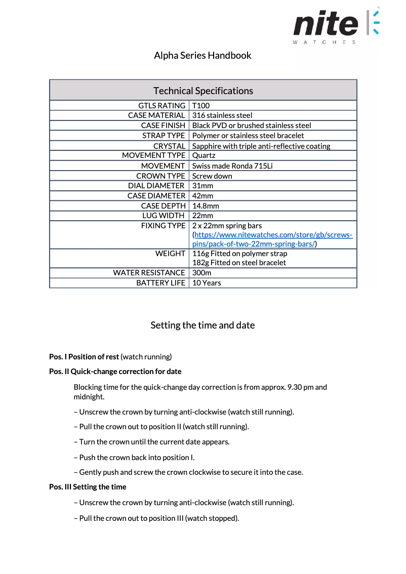 Imagen de la primera página del manual del dispositivo Alpha-201RG