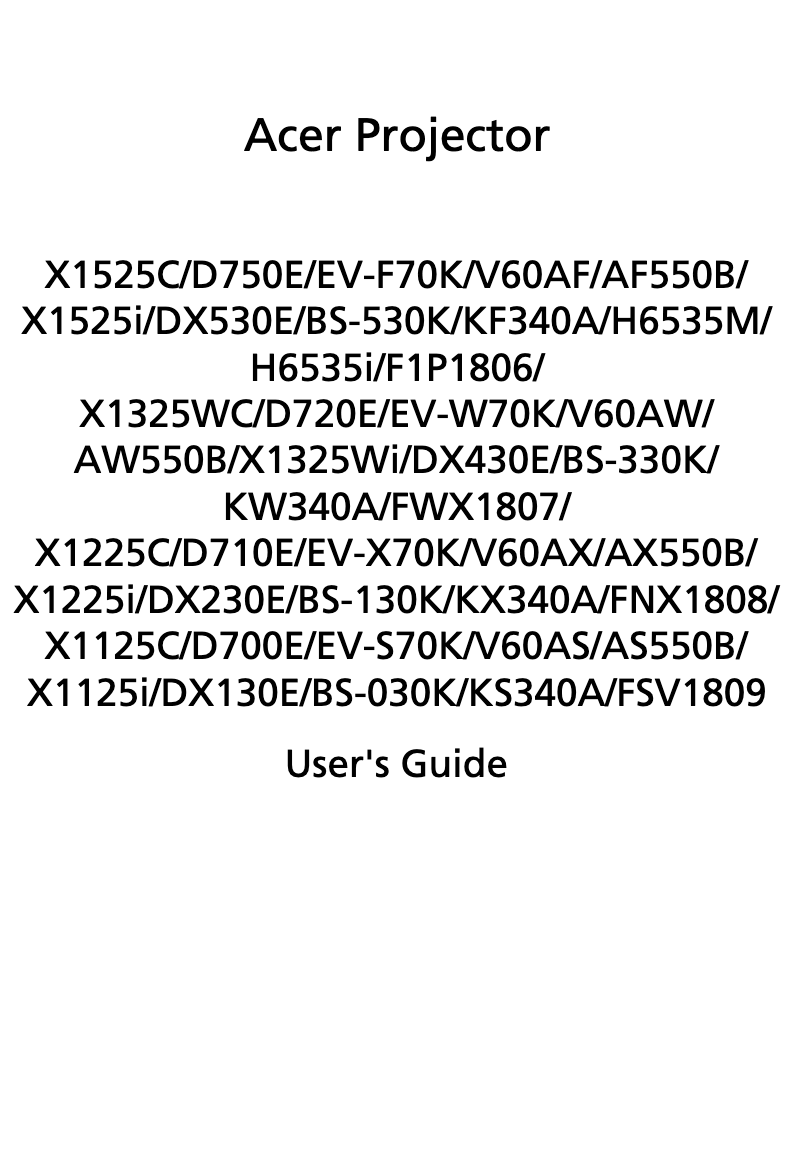 Imagen de la primera página del manual del dispositivo AW550B