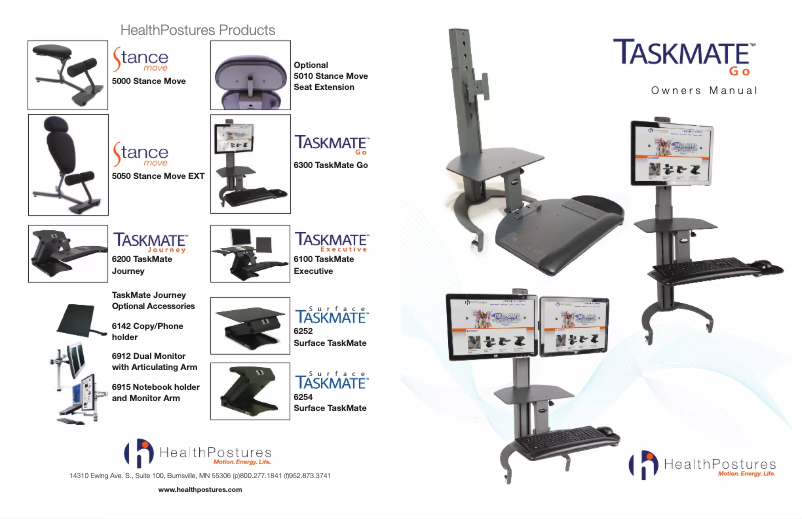 Imagen de la primera página del manual del dispositivo TaskMate 6100