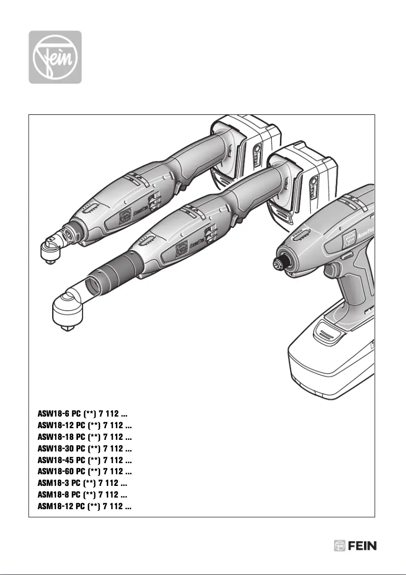 Página nº 1 - Manual de usuario Fein ASM 18-3 PC