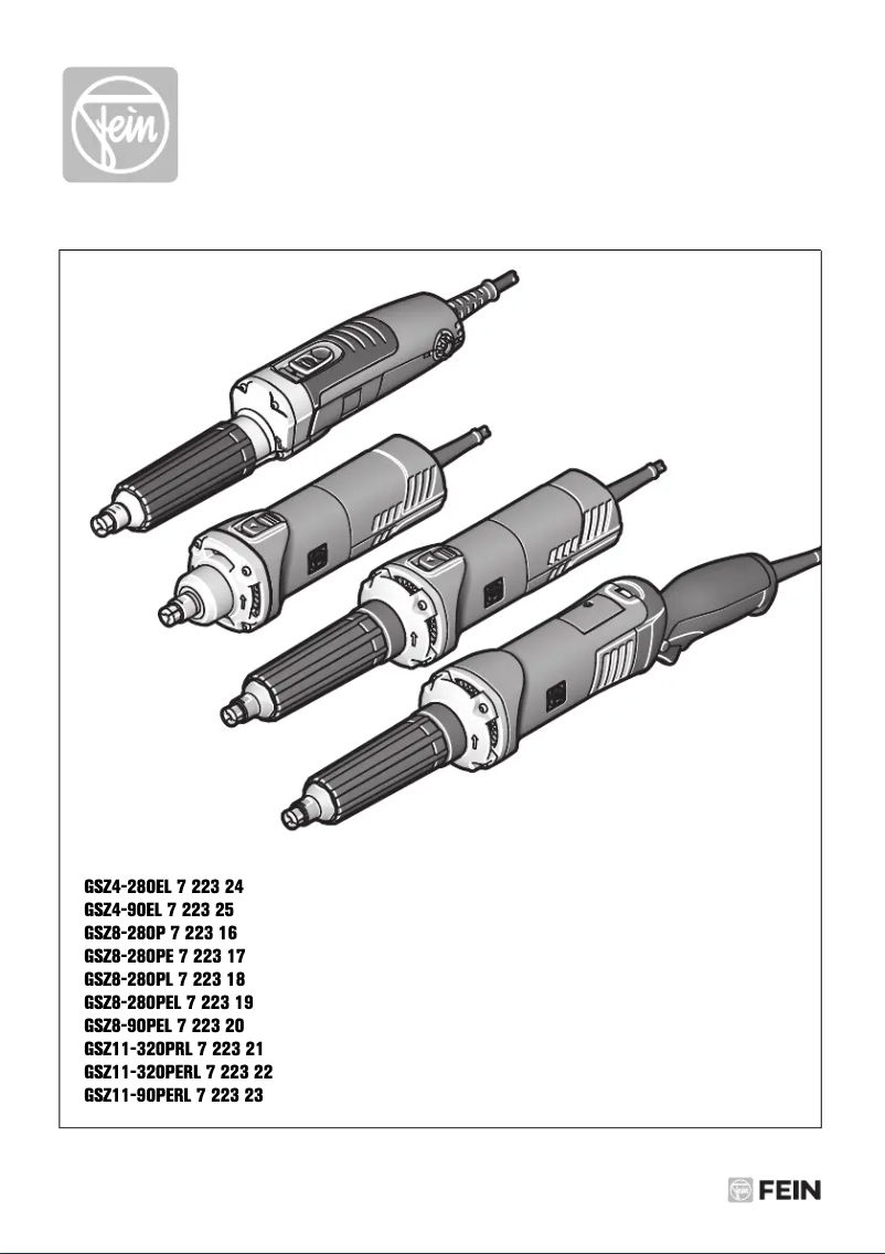 Página nº 1 - Manual de usuario Fein GSZ 8-90 PEL