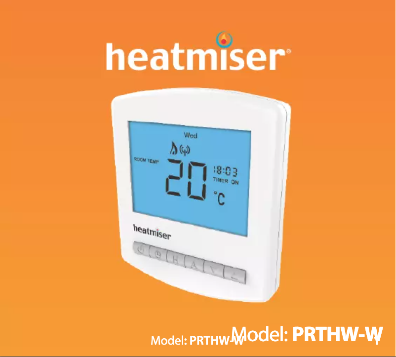 Página 1 del manual Manual de usuario Heatmiser PRTHW-W