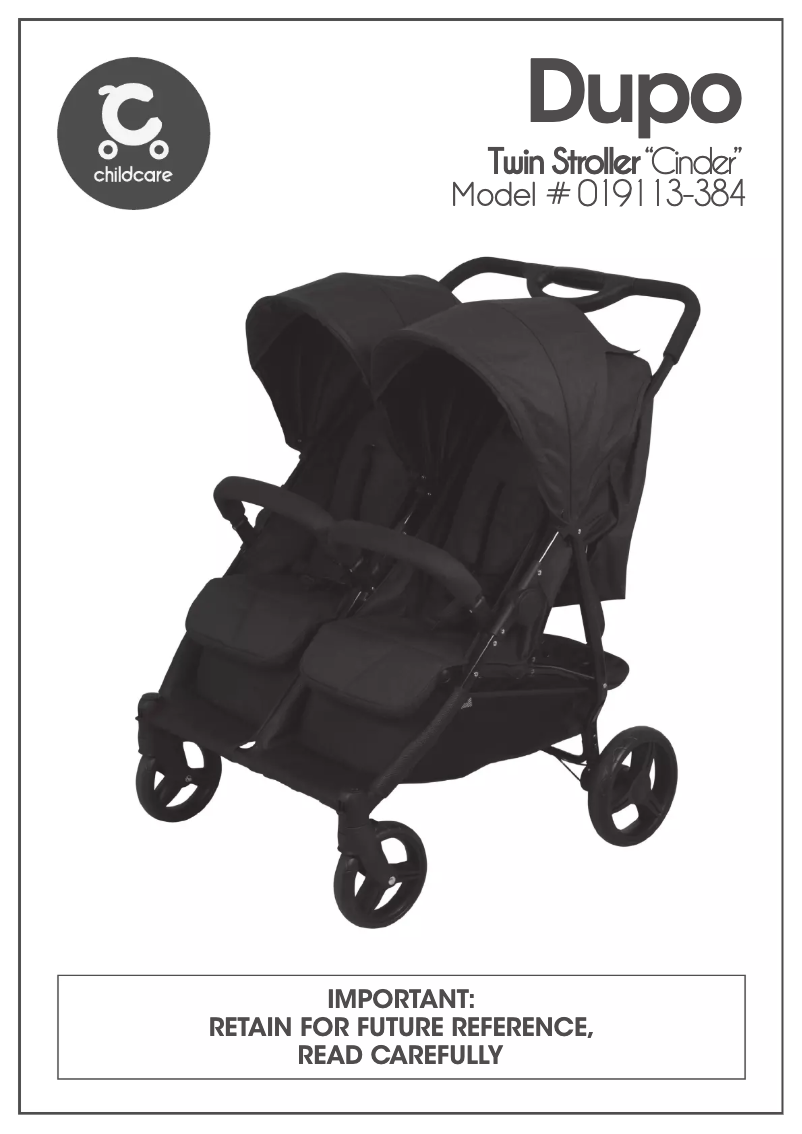 Página 1 del manual Manual de usuario Childcare Dupo Twin