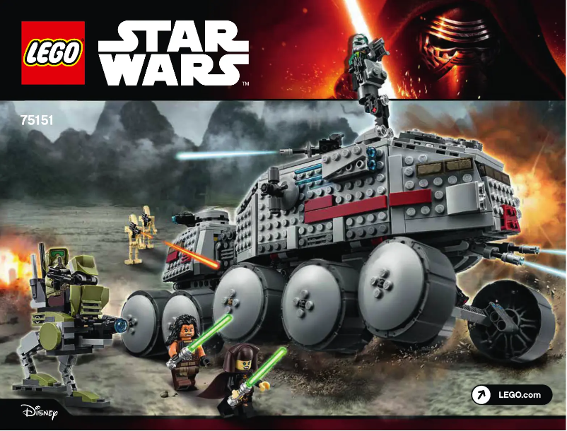 Imagen de la primera página del manual del dispositivo Star Wars 75151