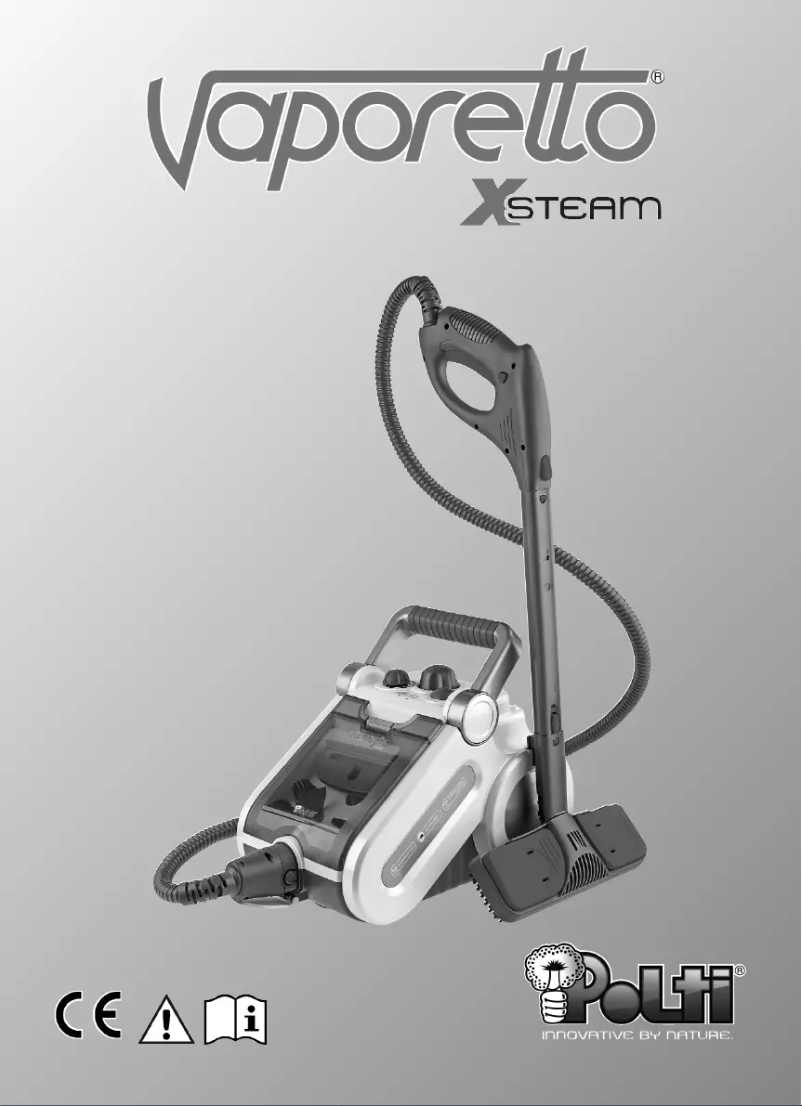 Imagen de la primera página del manual del dispositivo Vaporetto XSteam