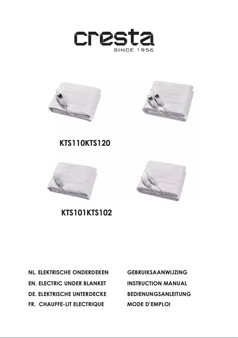 Página 1 del manual Manual de usuario Cresta KTS 102