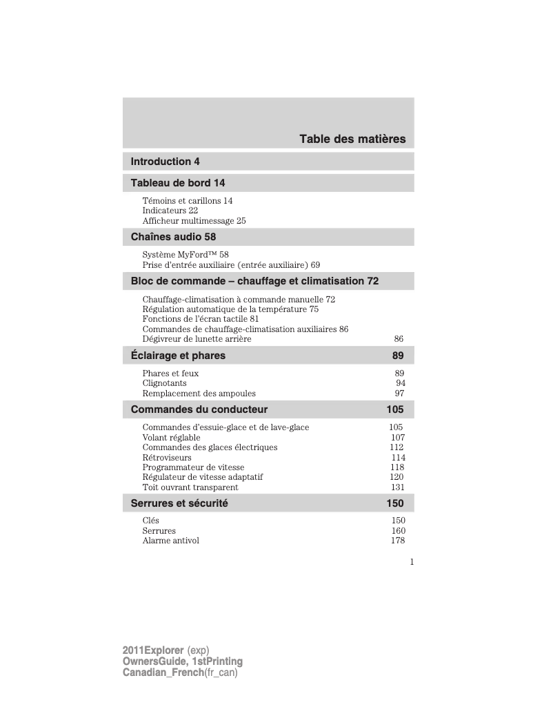 Imagen de la primera página del manual del dispositivo Explorer (2011)
