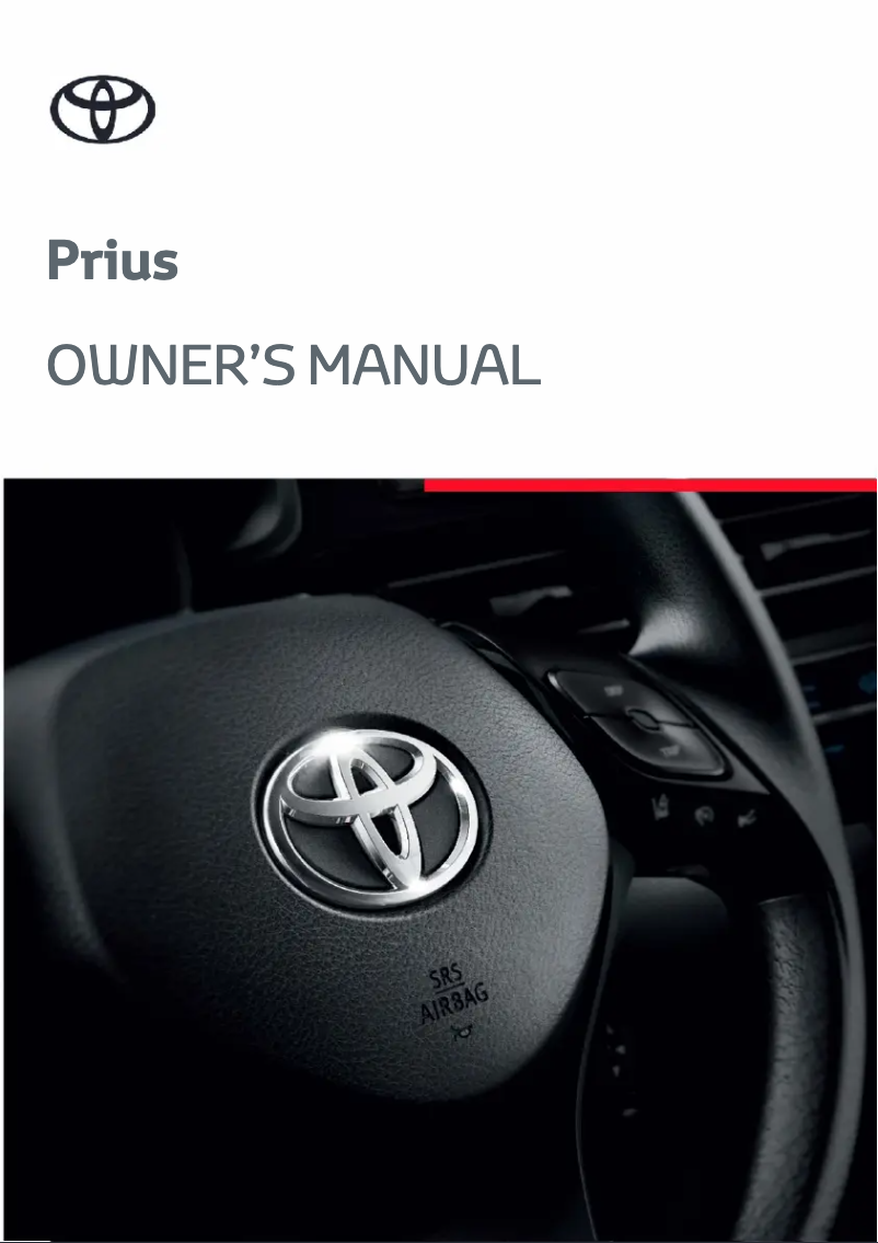 Página 1 del manual Manual de usuario Toyota Prius (2022)