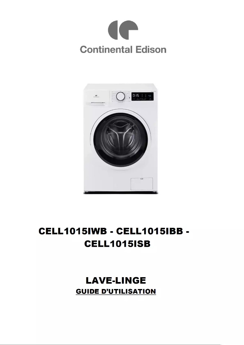 Imagen de la primera página del manual del dispositivo CELL1015ISB