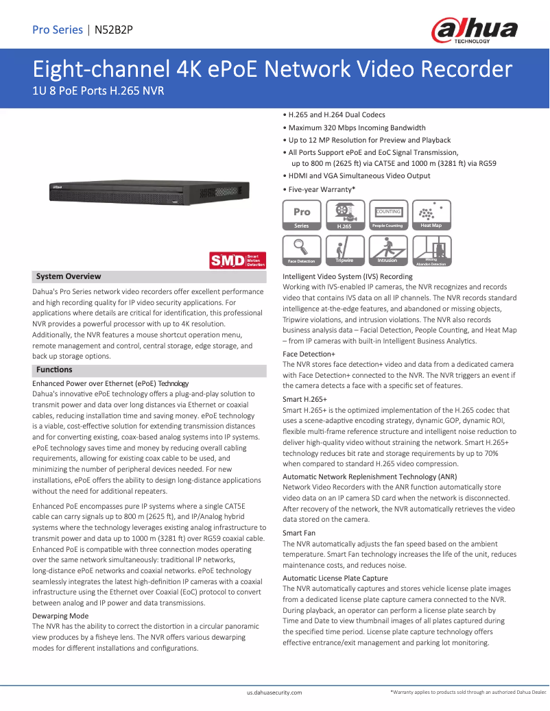 Imagen de la primera página del manual del dispositivo N52B2P