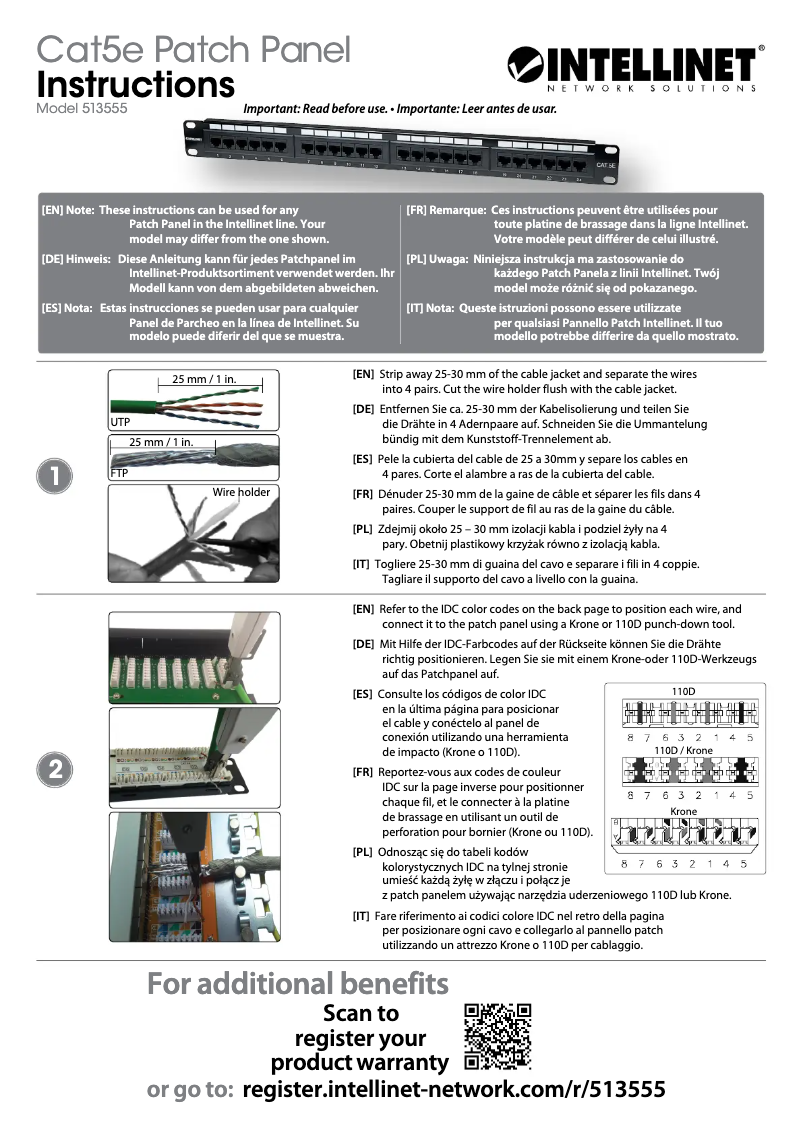 Página nº 1 - Manual de usuario Intellinet 513555