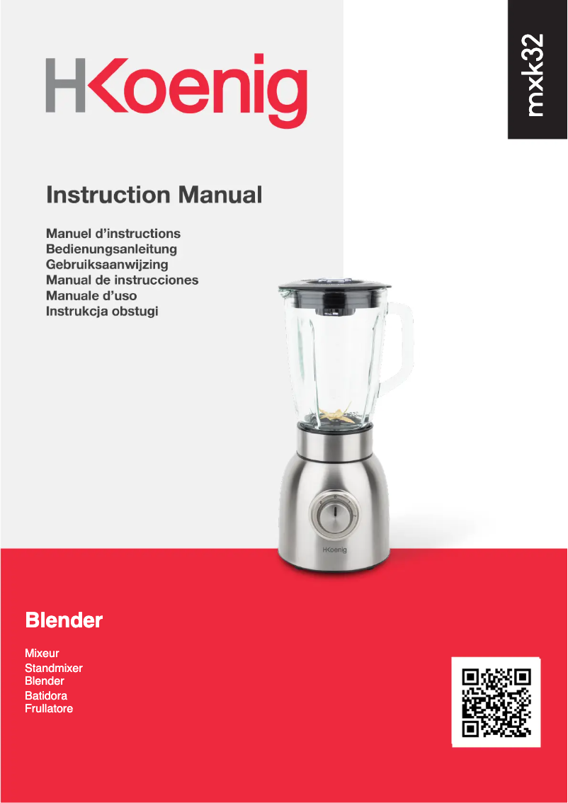 Imagen de la primera página del manual del dispositivo MXK32