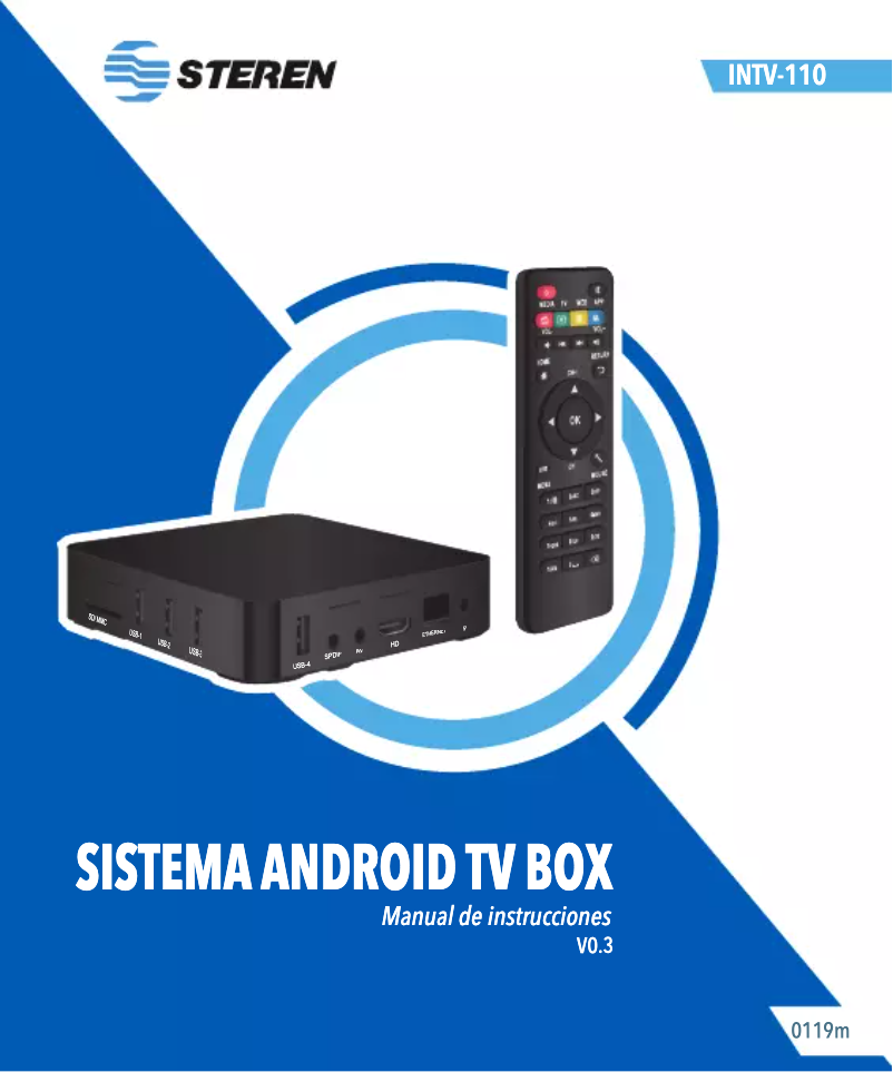 Imagen de la primera página del manual del dispositivo INTV-110