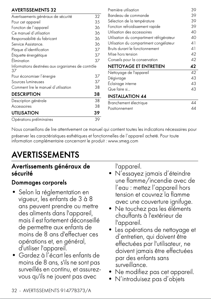 Imagen de la primera página del manual del dispositivo FAB10LOR6