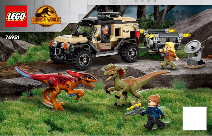 Página 1 del manual Manual de usuario Lego Jurassic World 76951