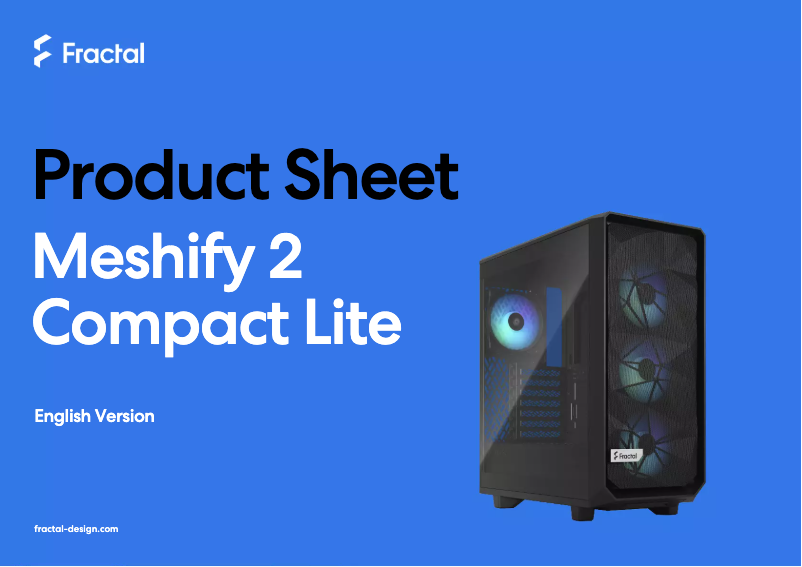 Imagen de la primera página del manual del dispositivo Meshify 2 Compact Lite
