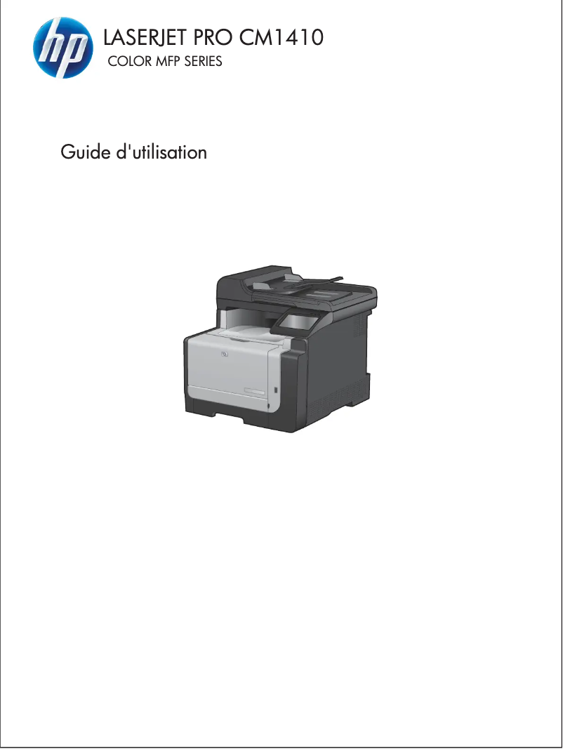 Imagen de la primera página del manual del dispositivo LaserJet Pro CM1415