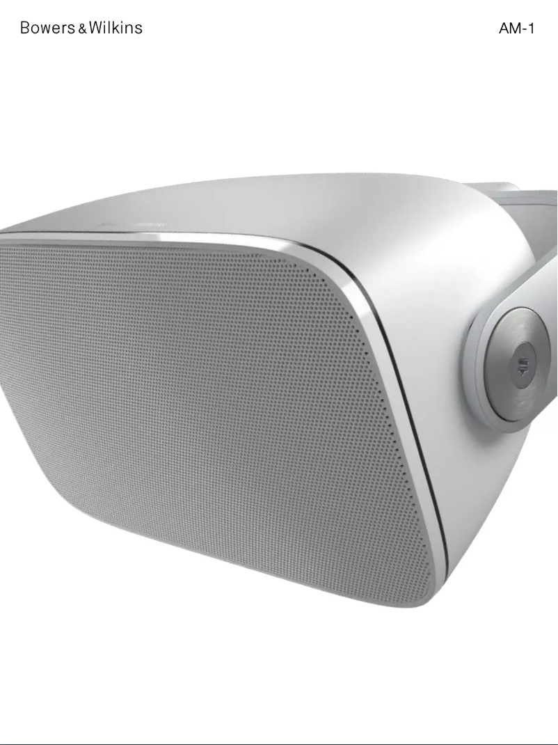 Página 1 del manual Folleto Bowers & Wilkins AM-1