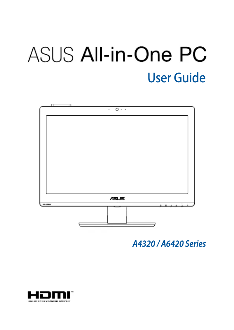 Página nº 1 - Manual de usuario Asus A 4320-BB179X