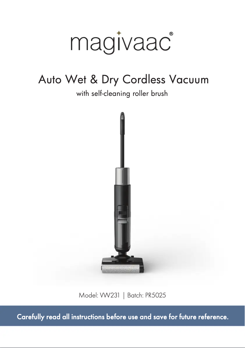 Imagen de la primera página del manual del dispositivo VW231