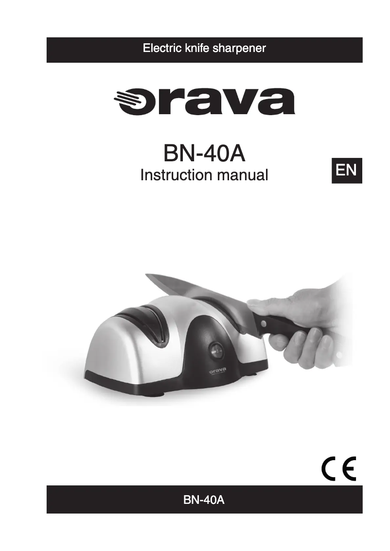 Imagen de la primera página del manual del dispositivo BN-40A