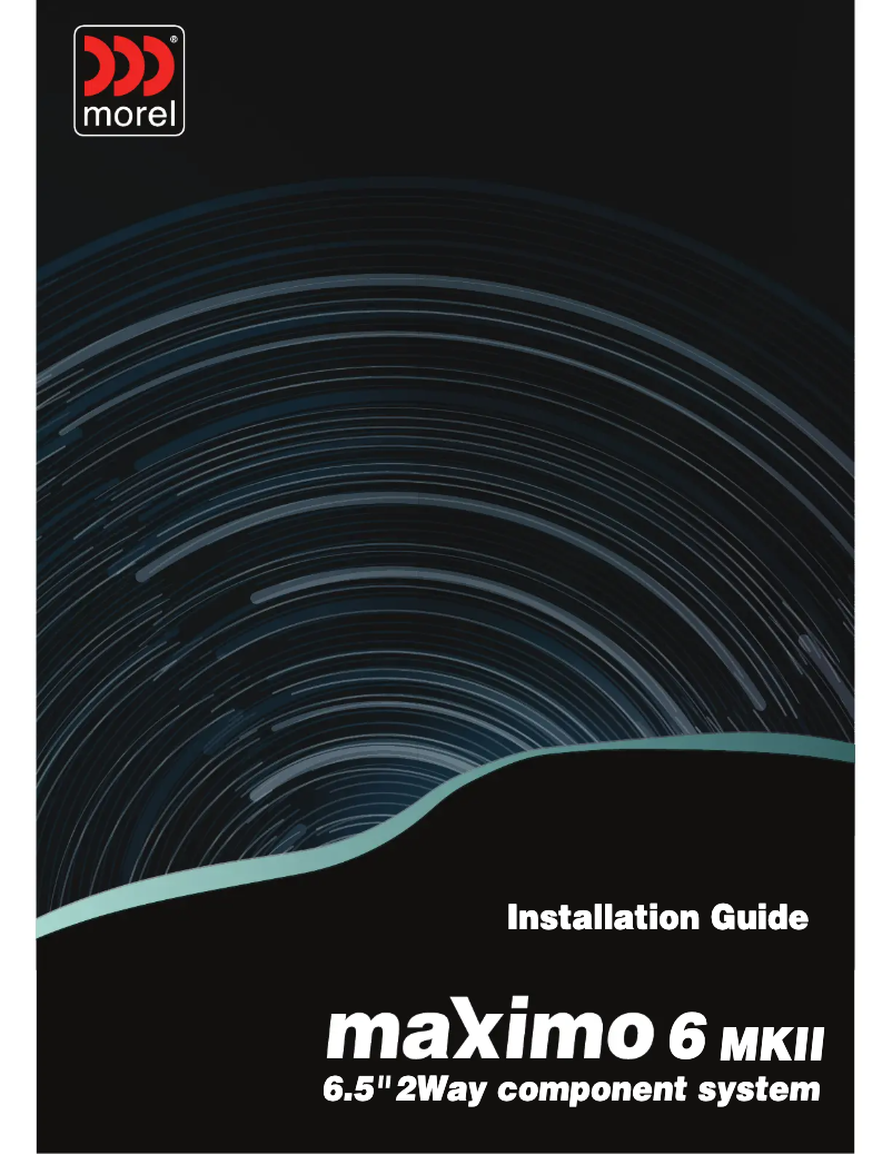 Imagen de la primera página del manual del dispositivo Maximo 6 MKII