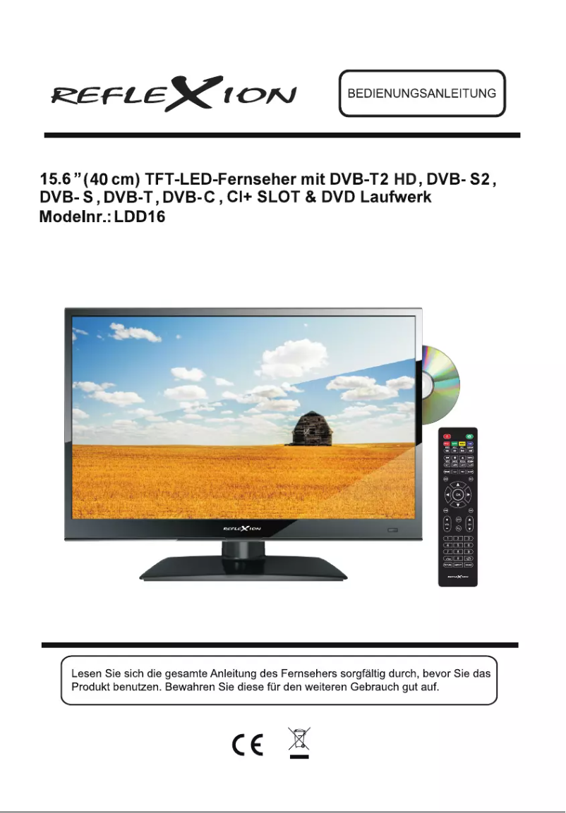 Página 1 del manual Manual de usuario Reflexion LDDW160