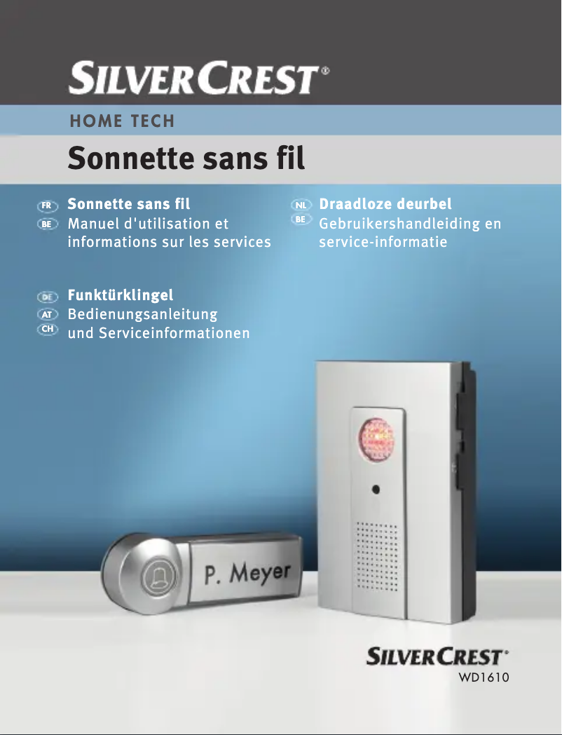 Imagen de la primera página del manual del dispositivo WD1610