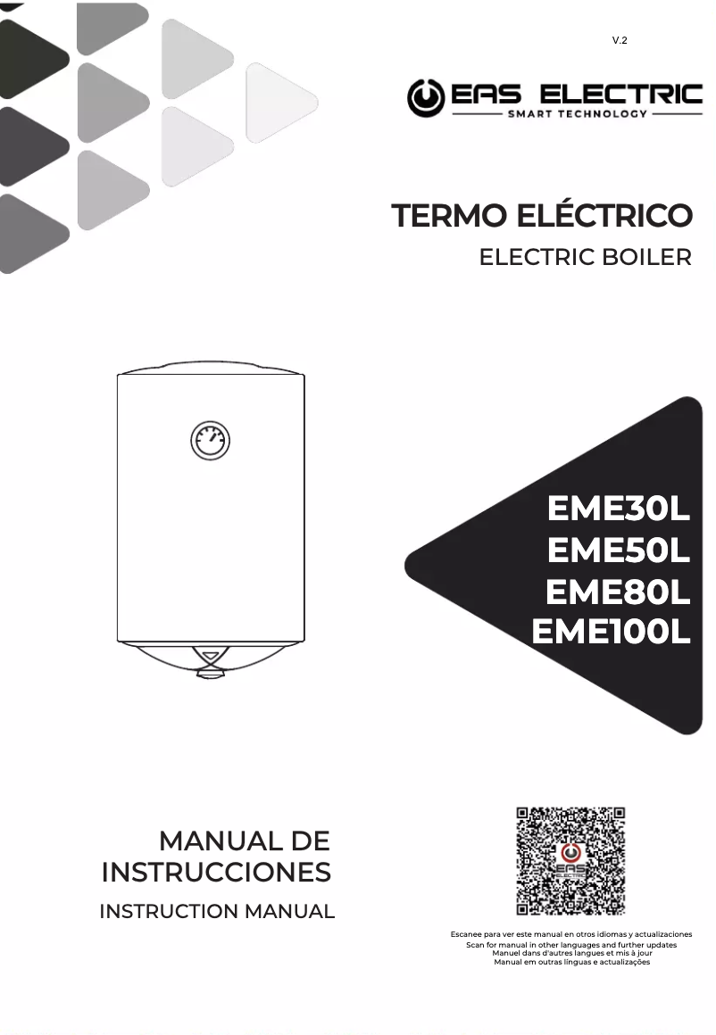 Página 1 del manual Manual de usuario EAS Electric EME50L