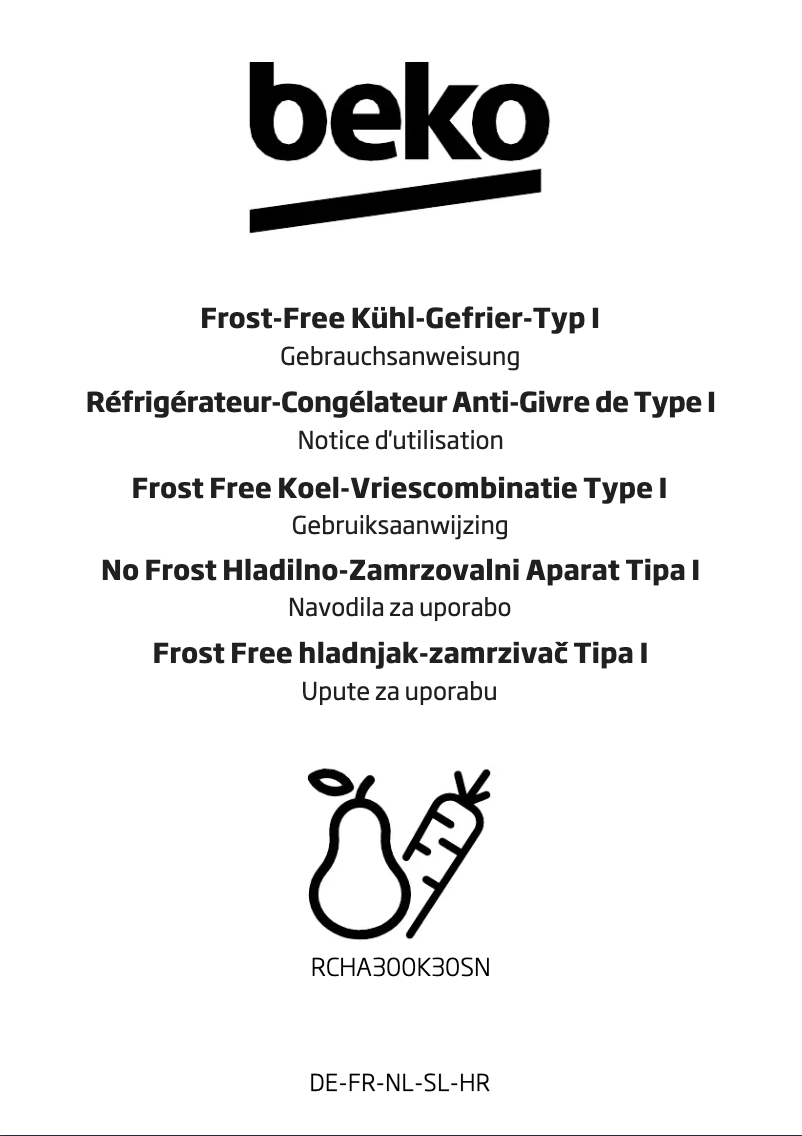 Imagen de la primera página del manual del dispositivo RCHA300K30SN