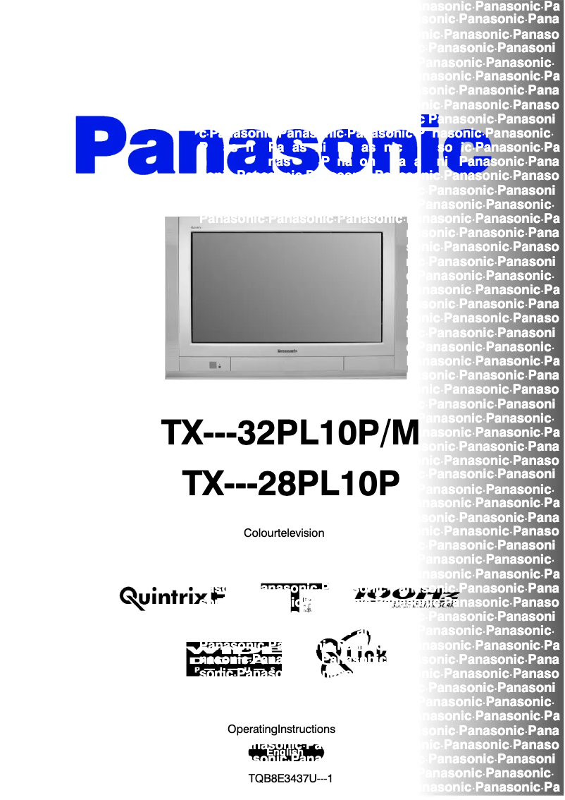 Imagen de la primera página del manual del dispositivo TX-32PL10PM