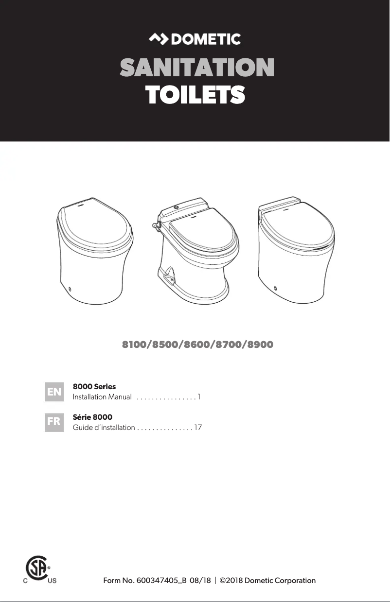 Imagen de la primera página del manual del dispositivo MasterFlush MF 8989