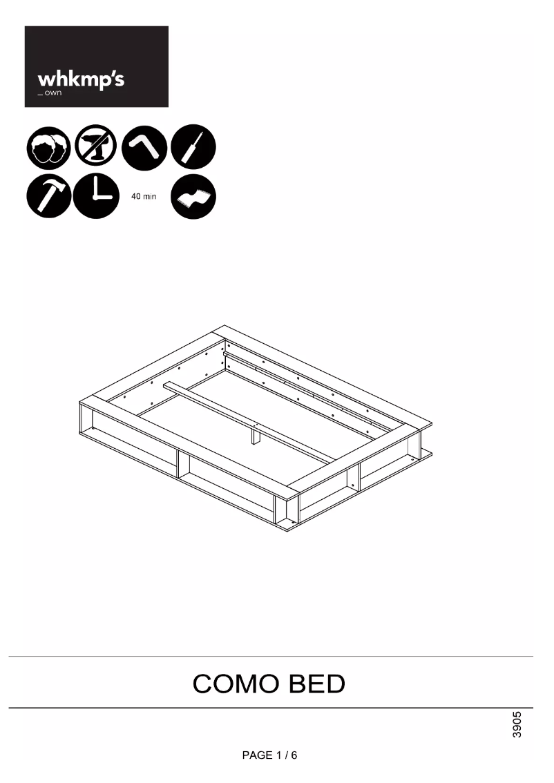 Imagen de la primera página del manual del dispositivo Como