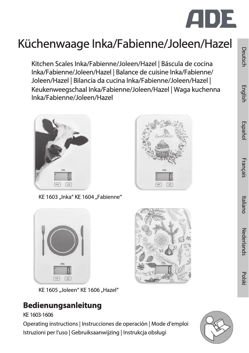 Página 1 del manual Manual de usuario ADE Inka KE 1603