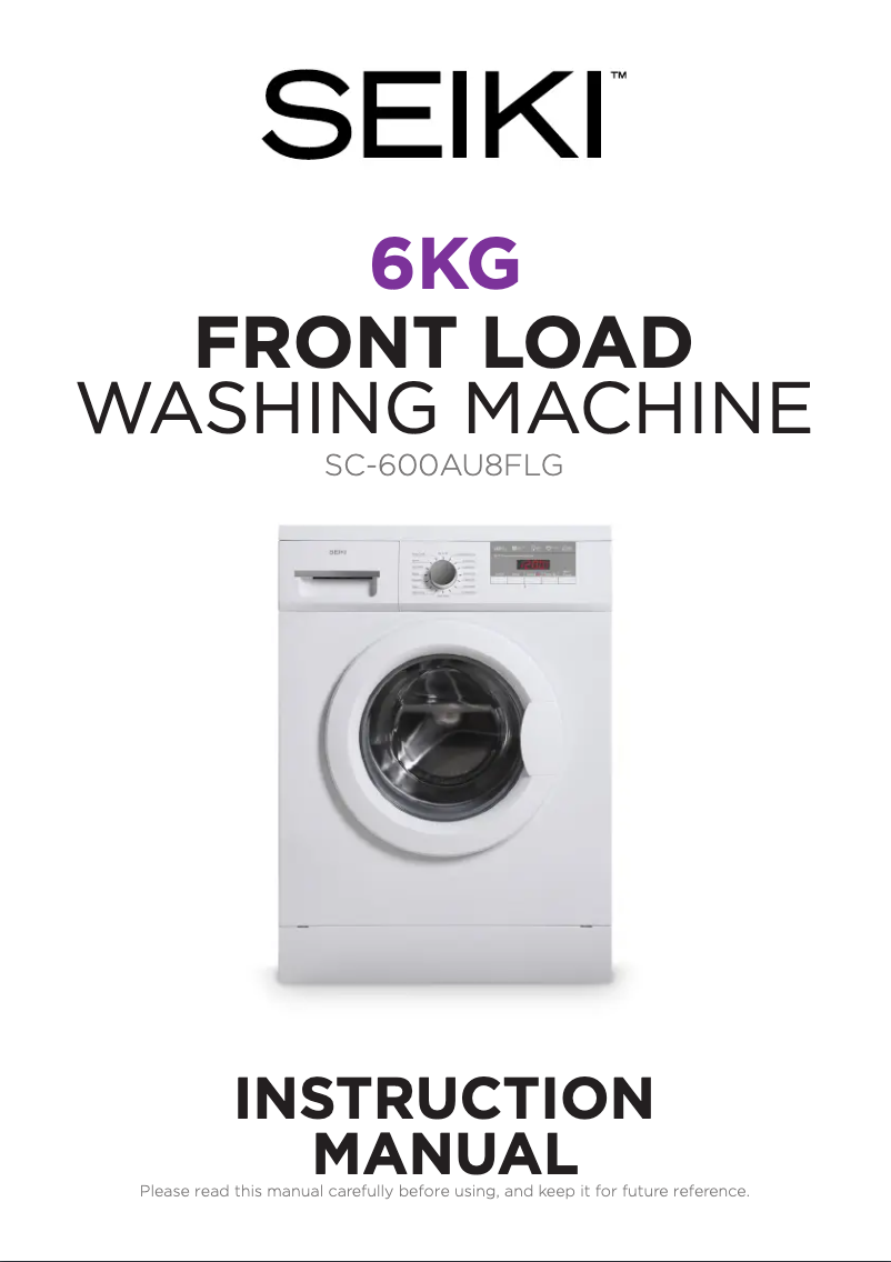 Página 1 del manual Manual de usuario Seiki SC-600AU8FLG