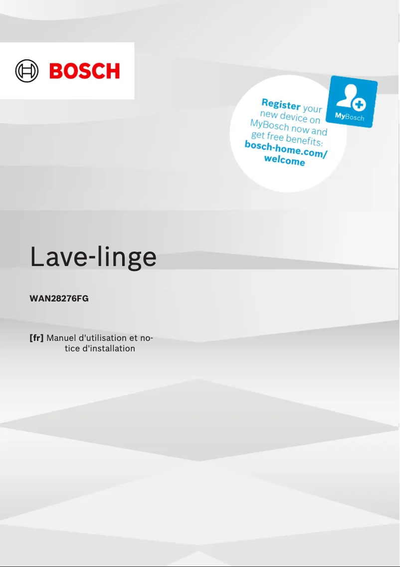 Imagen de la primera página del manual del dispositivo WAN28276FG