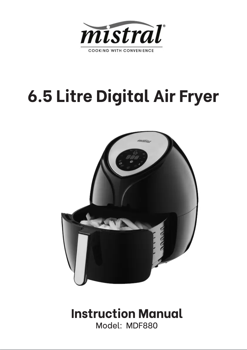 Imagen de la primera página del manual del dispositivo MDF880