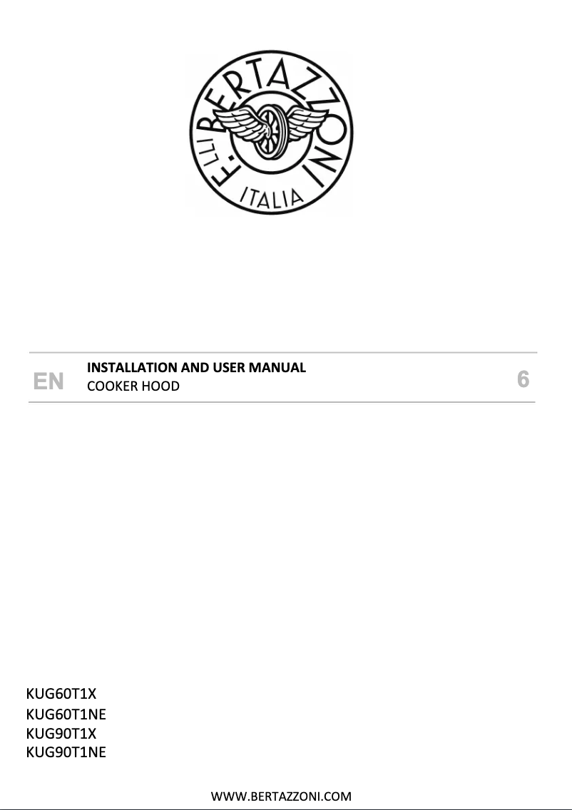 Imagen de la primera página del manual del dispositivo KUG90T1X