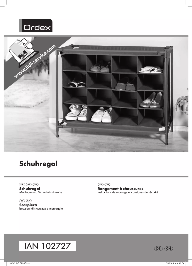 Imagen de la primera página del manual del dispositivo IAN 102727