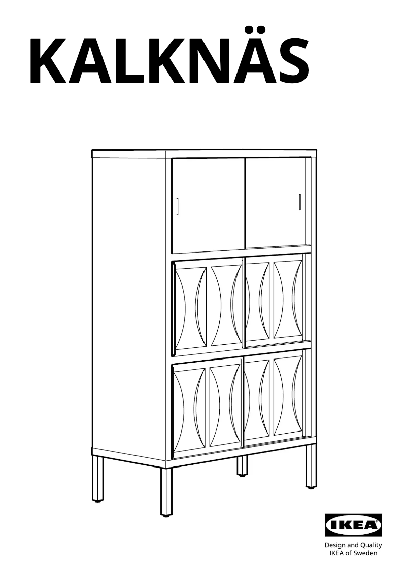 Página 1 del manual Manual de usuario Ikea KALKNÄS 004.962.65