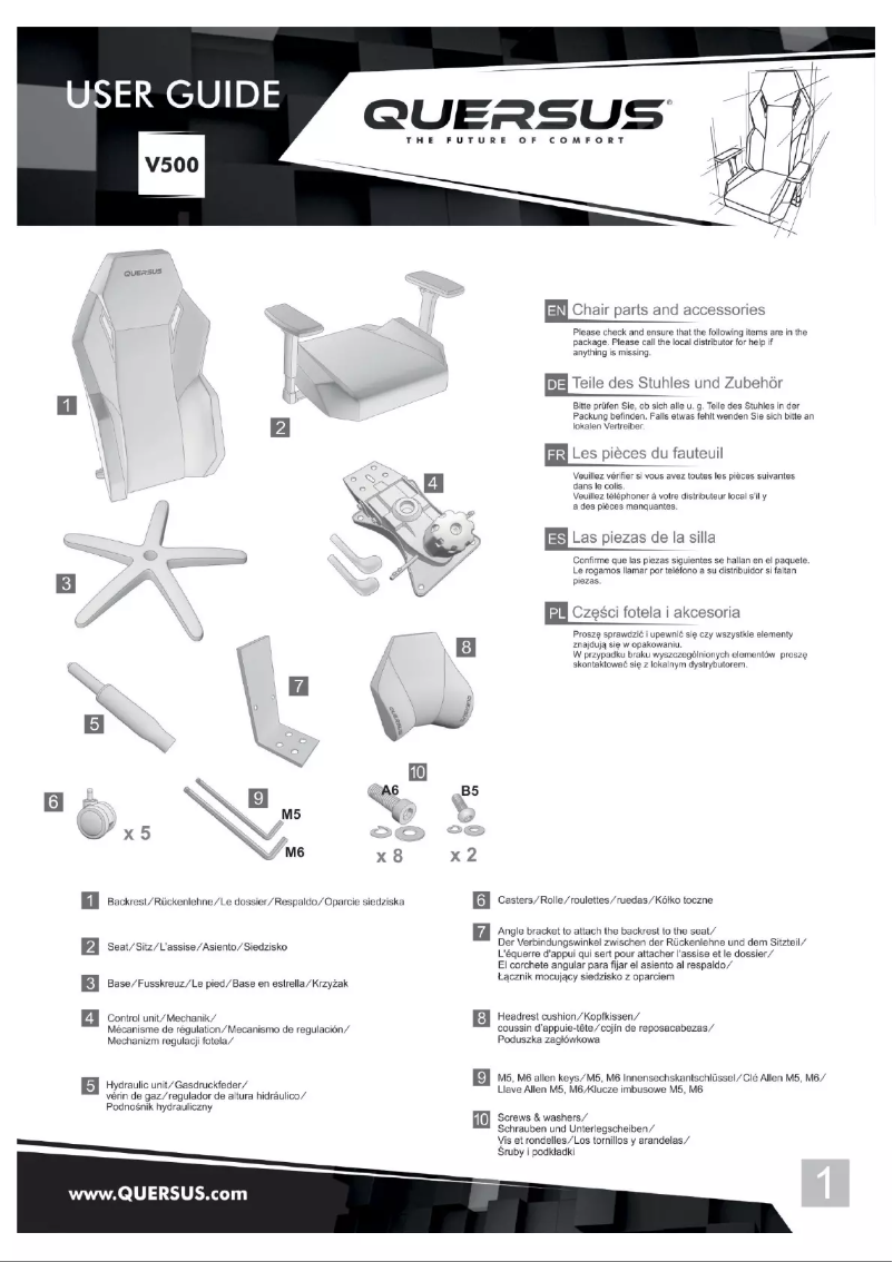 Imagen de la primera página del manual del dispositivo Vaos 502