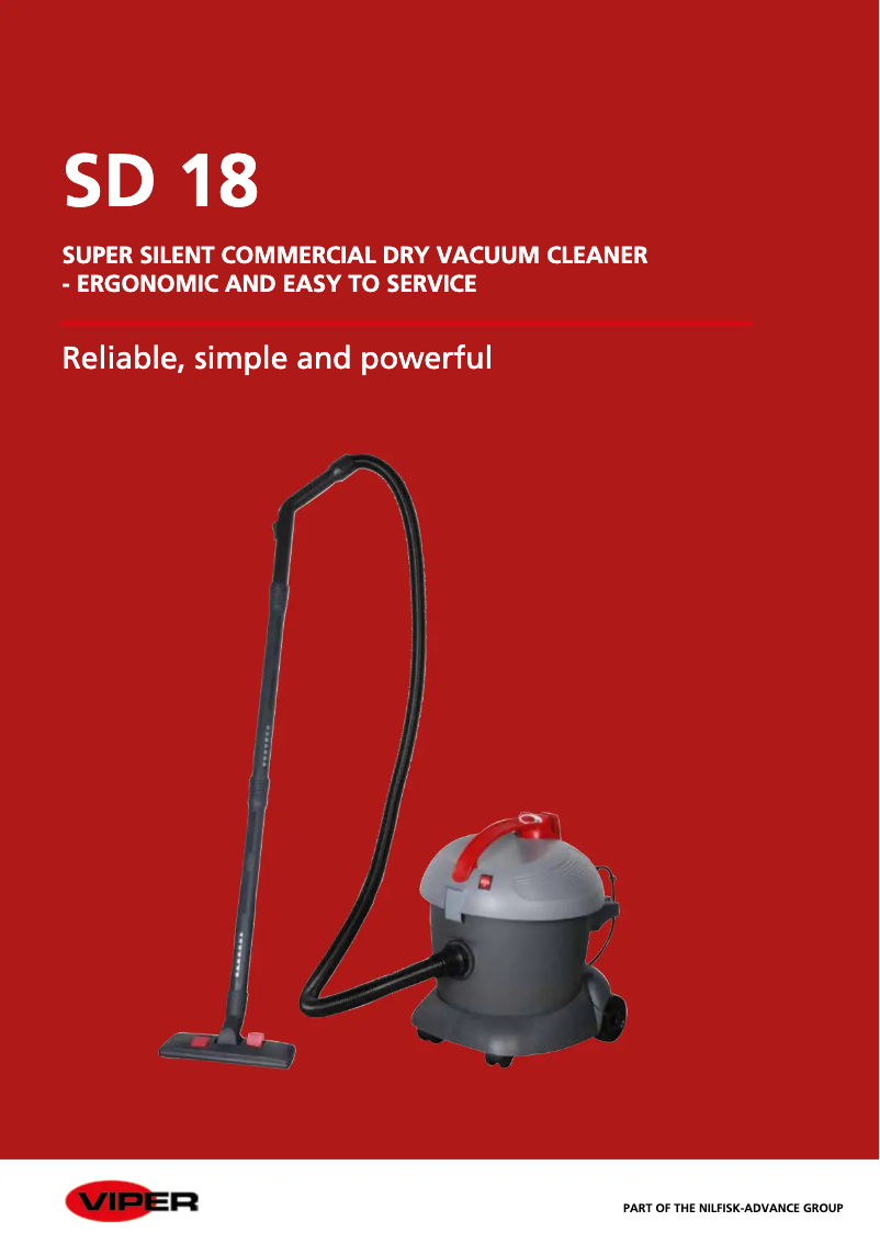 Imagen de la primera página del manual del dispositivo Viper SD18