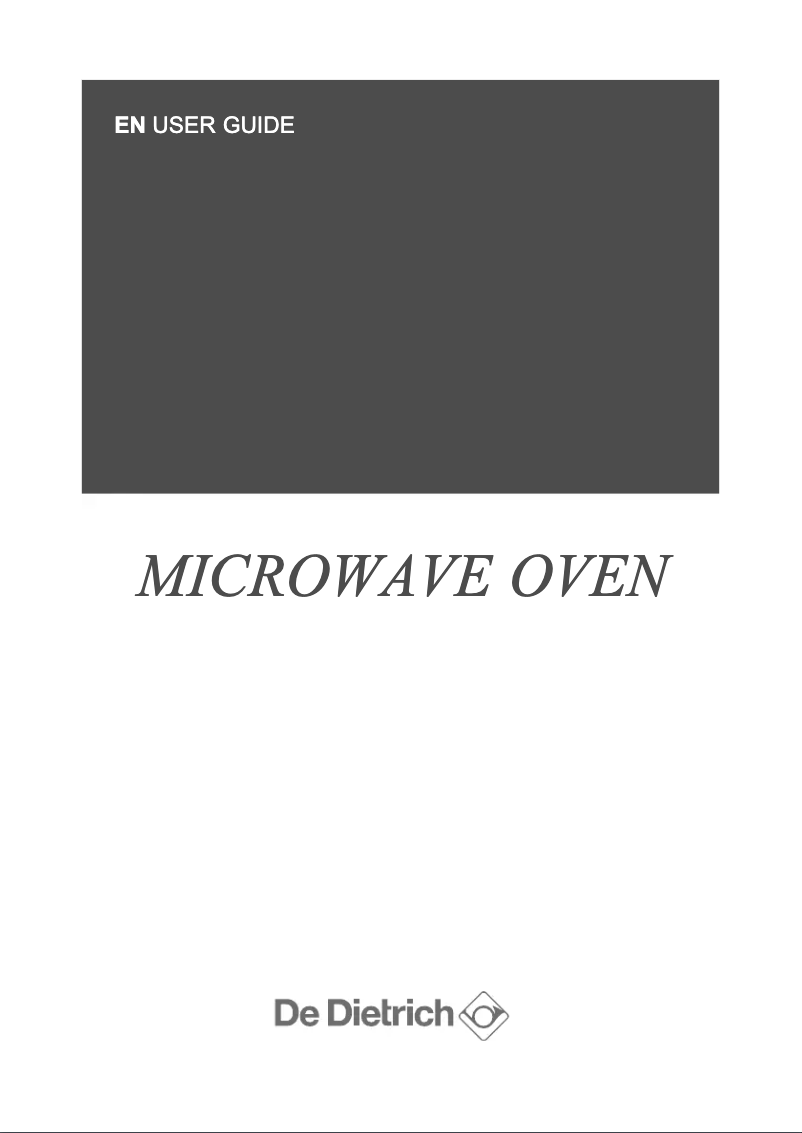 Página 1 del manual Manual de usuario De Dietrich DKE7220X