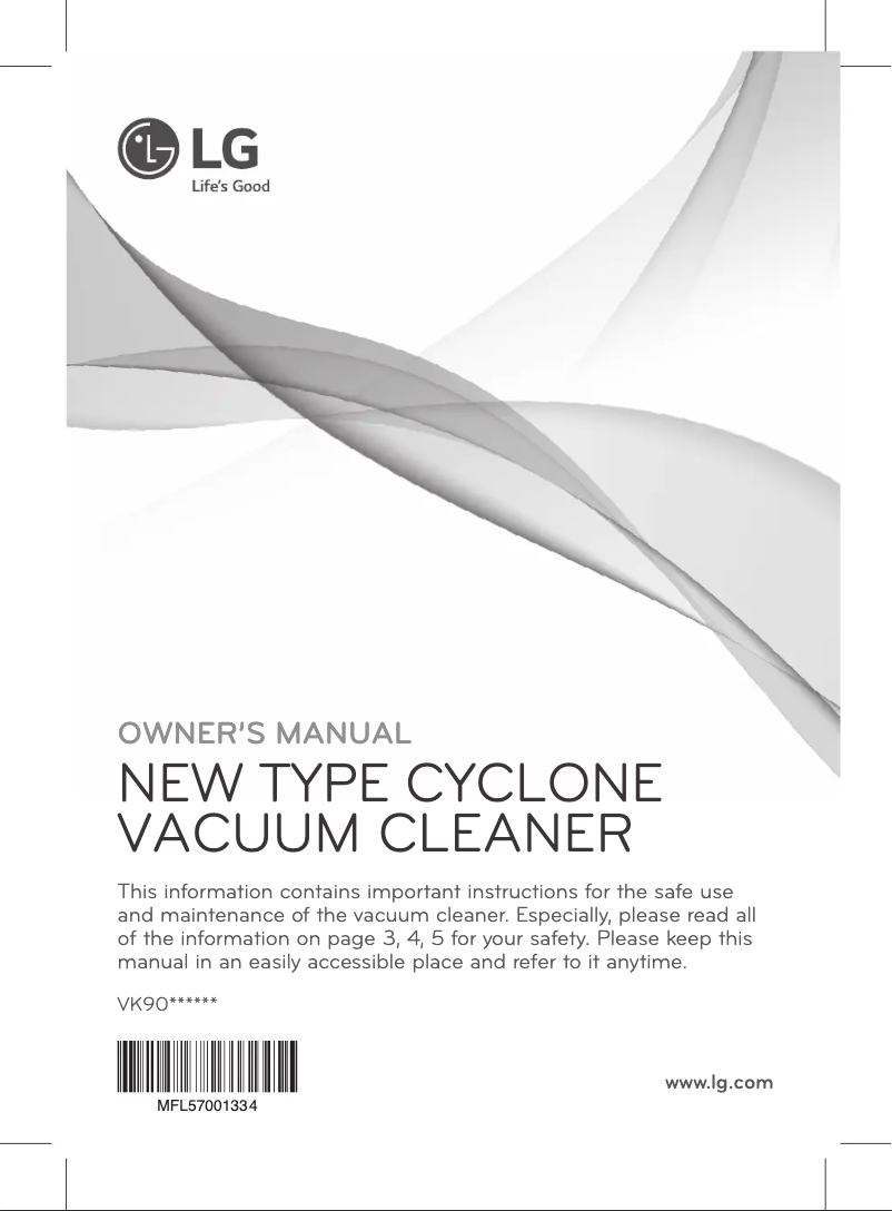 Página 1 del manual Manual de usuario LG VK9020GHAU