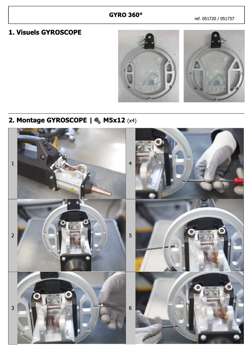 Página 1 del manual Manual de usuario GYS Gyro 360°