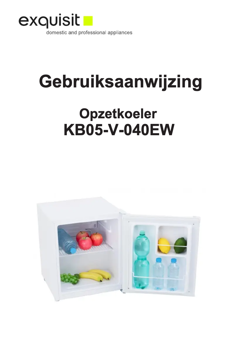 Imagen de la primera página del manual del dispositivo KB05-V-040EW