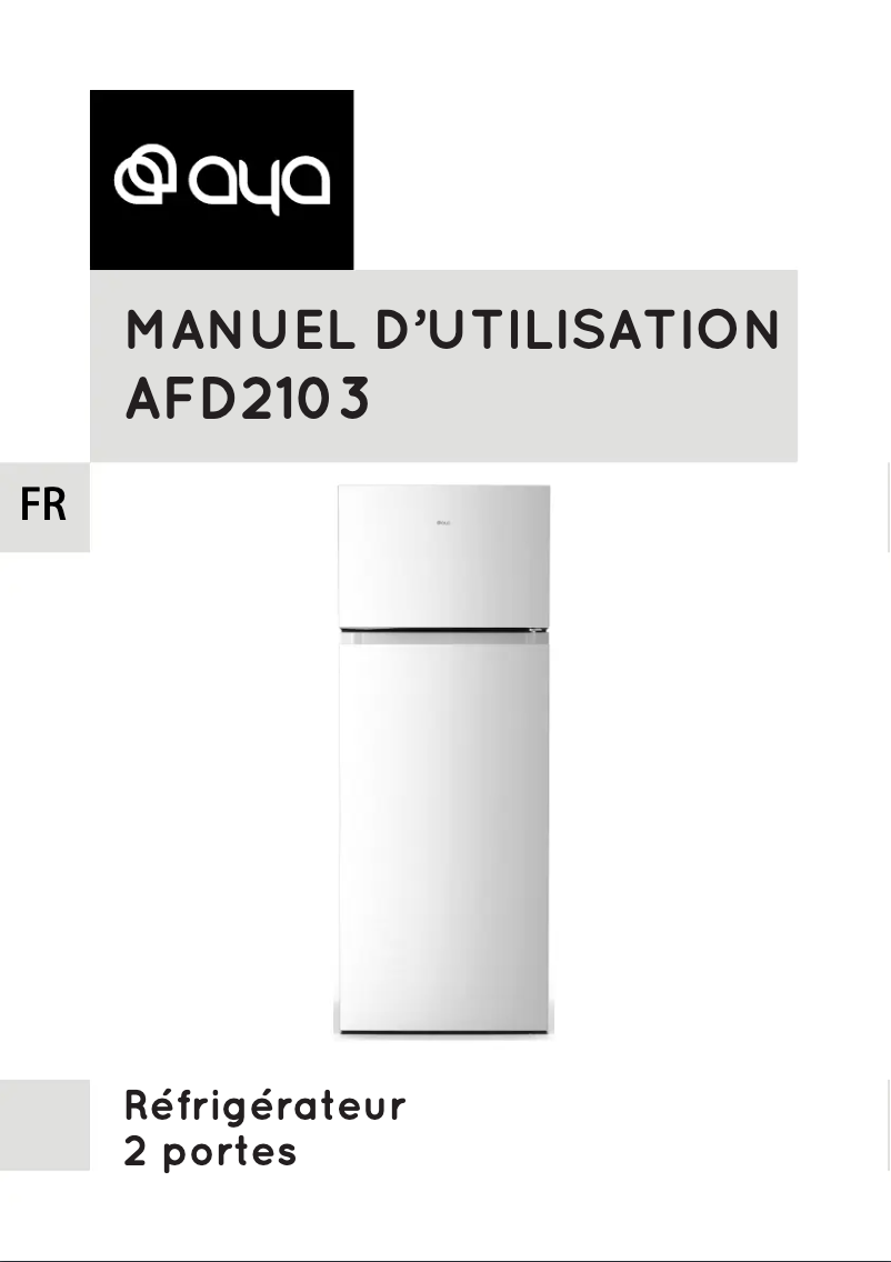 Imagen de la primera página del manual del dispositivo AFD2103