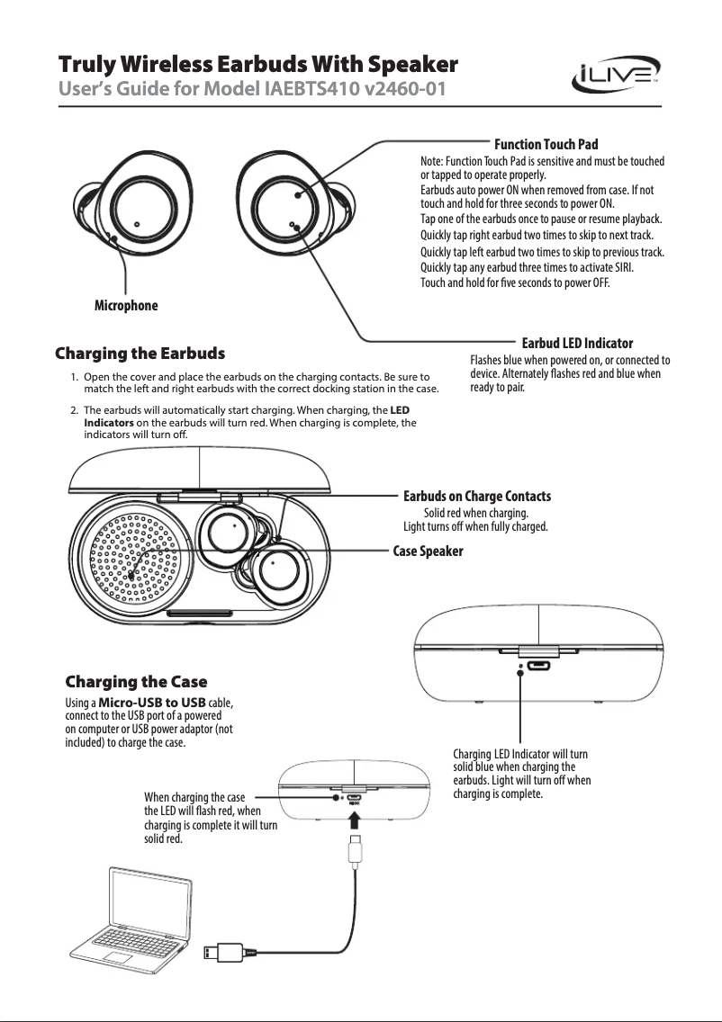 Imagen de la primera página del manual del dispositivo IAEBTS410
