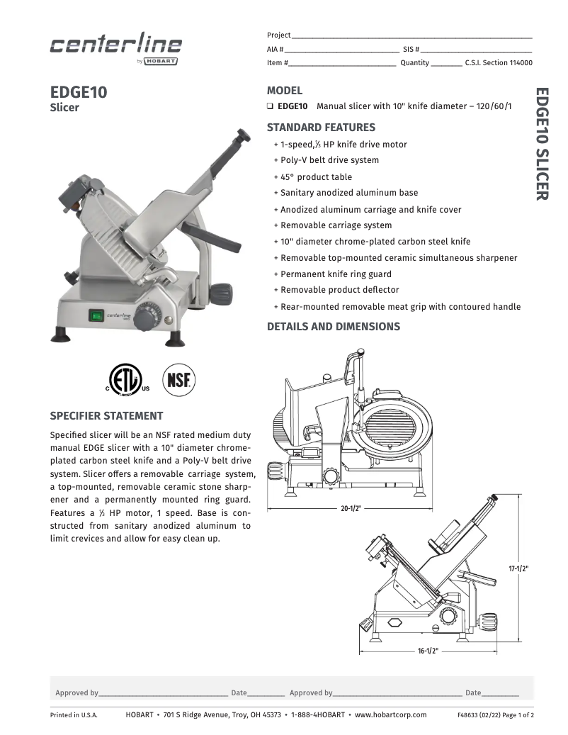 Imagen de la primera página del manual del dispositivo EDGE10